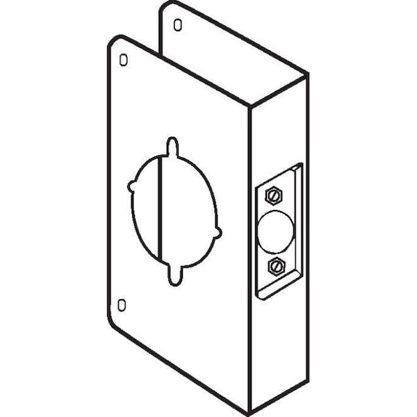 5-1/2" Classic Wrap Around for Best and Sargent Lever Locks with 2-3/4" Backset and 1-3/4" Door